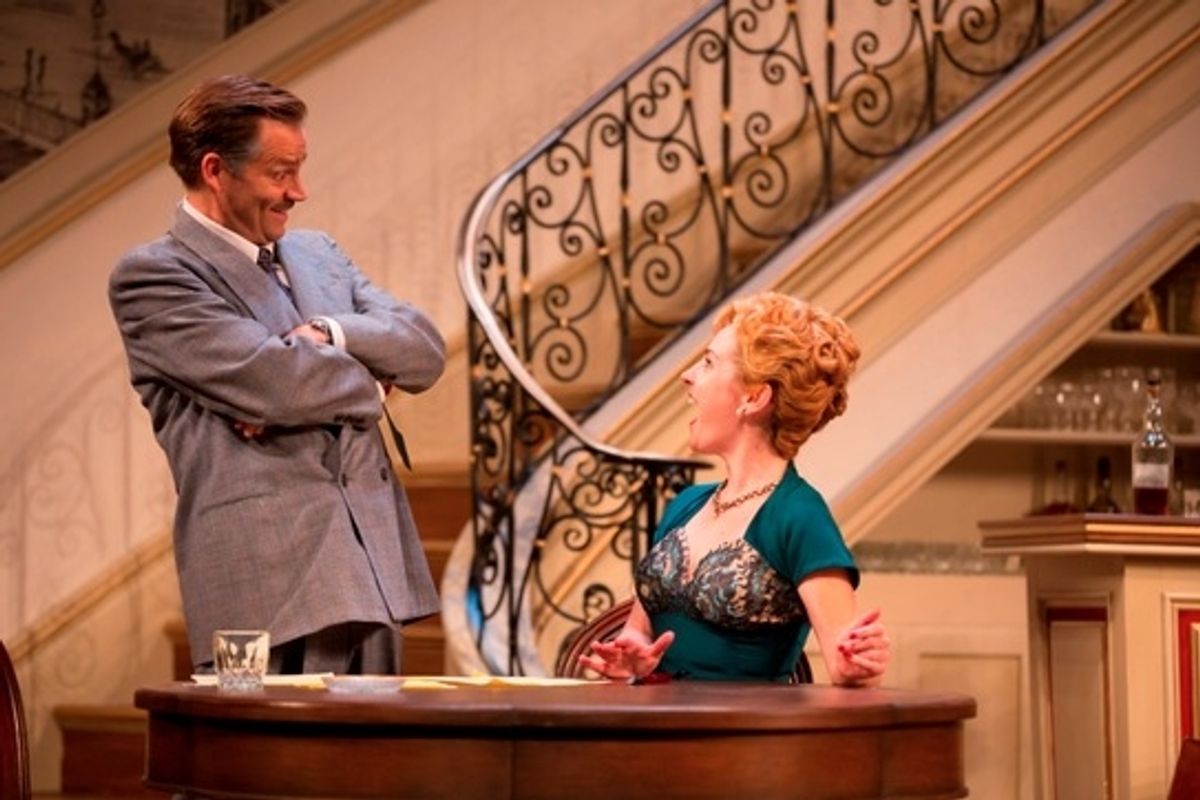 Ed Devery (Mark Benninghofen) and Billie Dawn (Alexis Bronkovic) at 