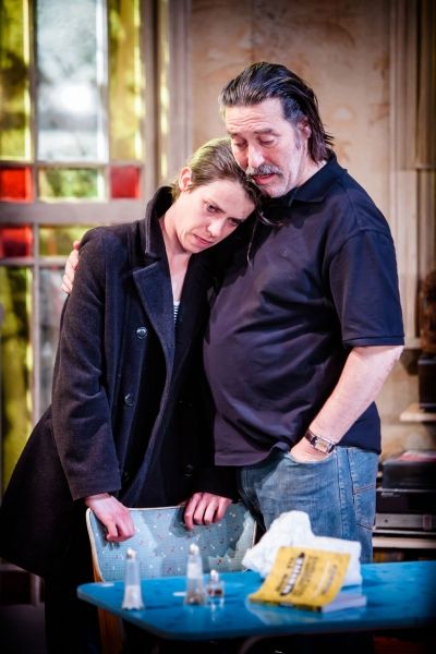 Caoilfhionn Dunne and Ciaran Hinds Photo