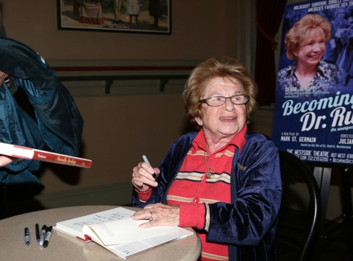 Dr. Ruth K. Westheimer  at 
