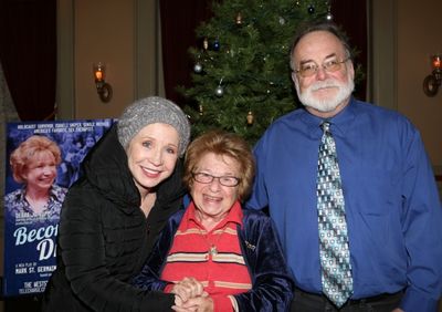 Debra Jo Rupp and Dr. Ruth K. Westheimer with Playwright Mark St. Germain  Photo