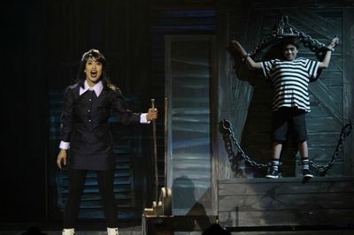 K-La Rivera as Wednesday, Anton Posadas as Pugsley Photo