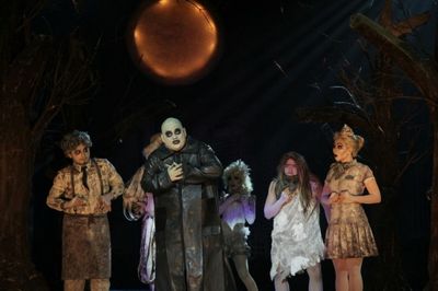 (Center) Jamie Wilson as Uncle Fester Photo