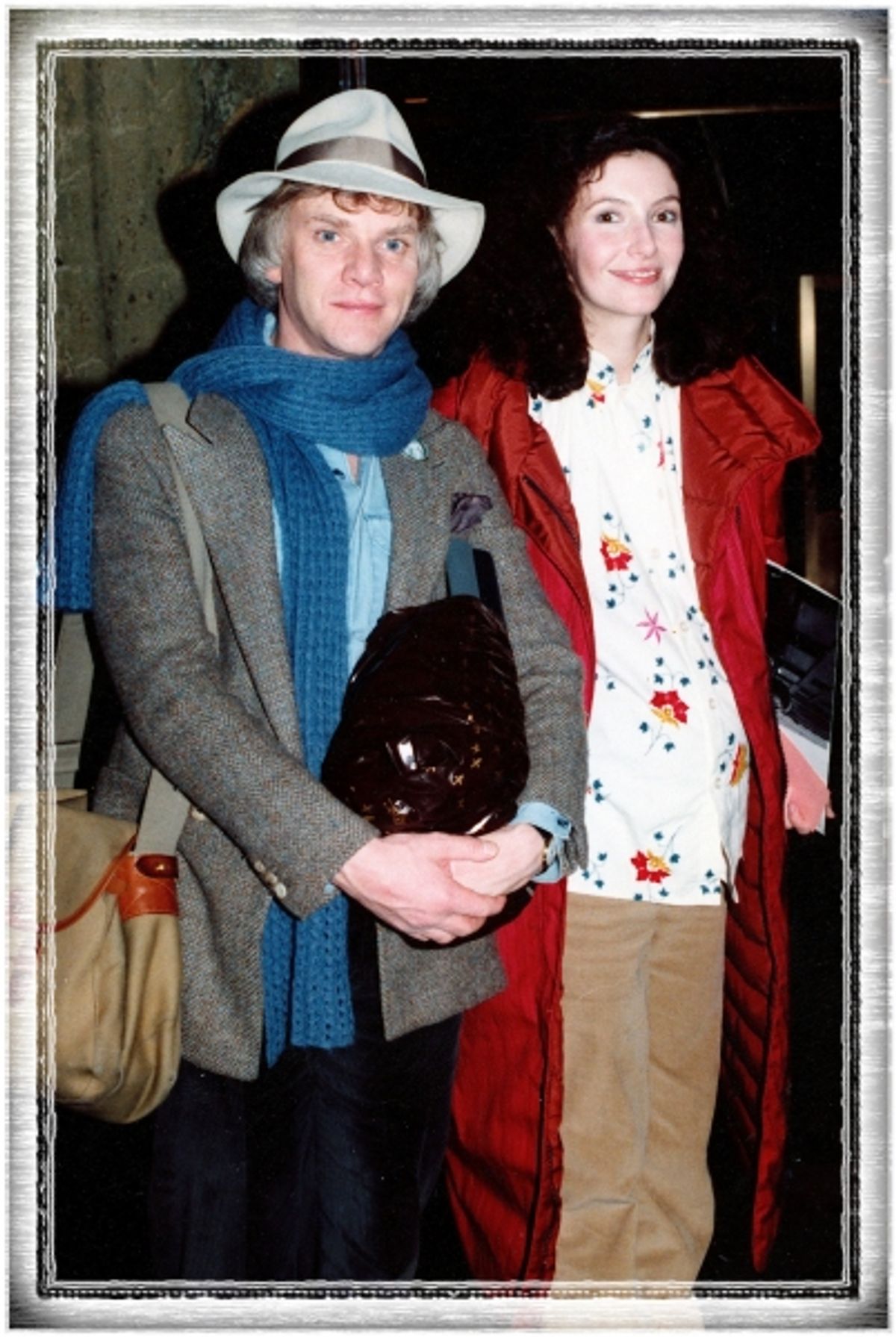 Malcolm McDowell with his wife Mary Steenburgen at 