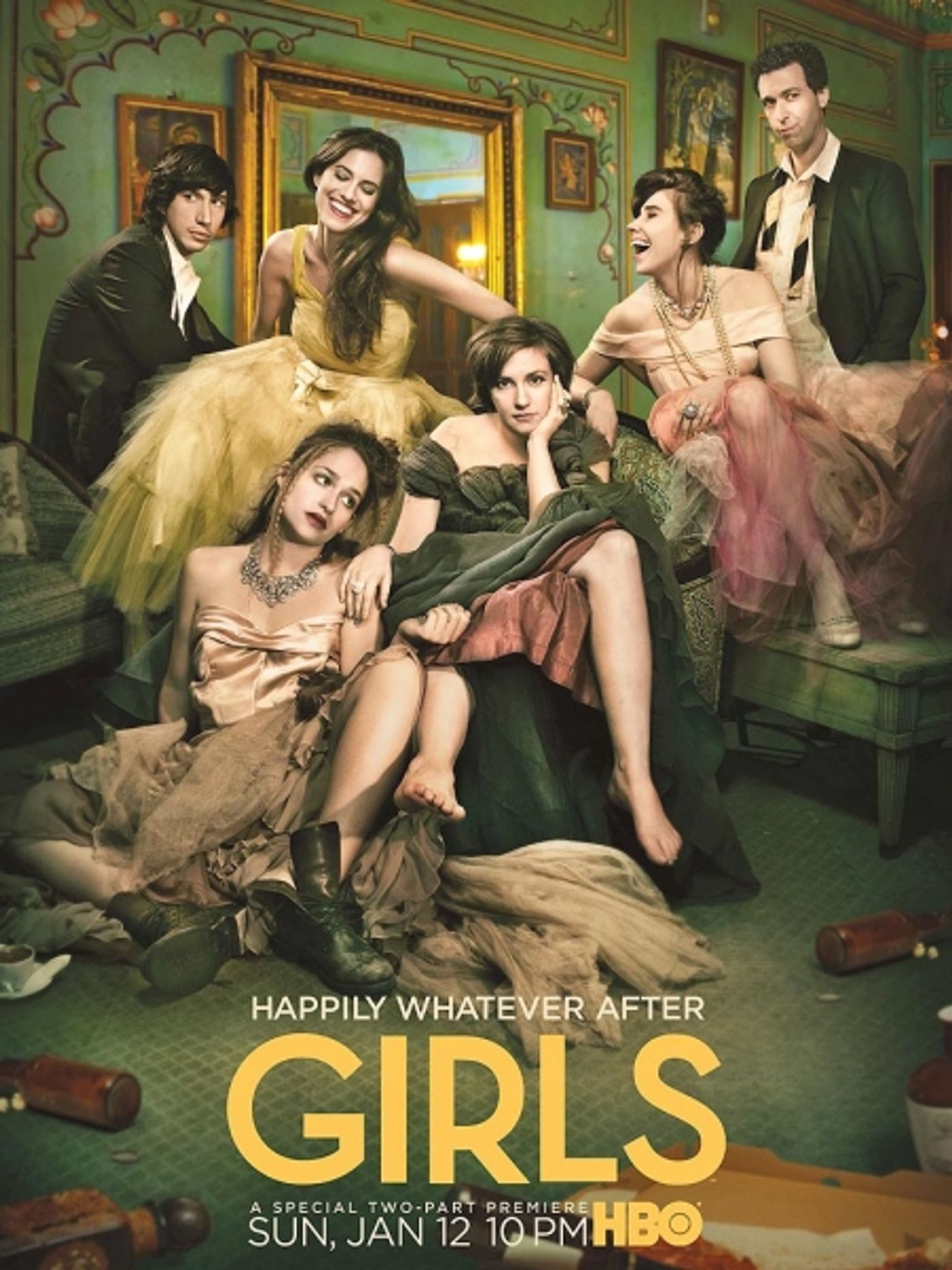 Photo Flash: It's 'Happily Whatever After' for GIRLS Season 3 on HBO - Poster Revealed!  Image