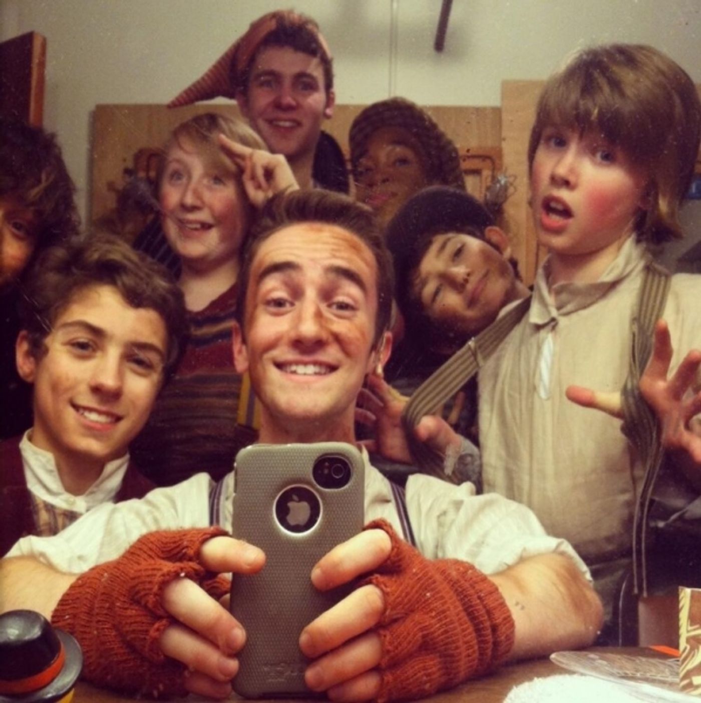 Photo Flash: Saturday Intermission Pics, Nov 30 - KINKY BOOTS, THE FANTASTICKS, 'HAPPY FELLA' and More Celebrate Turkey Day!  Image