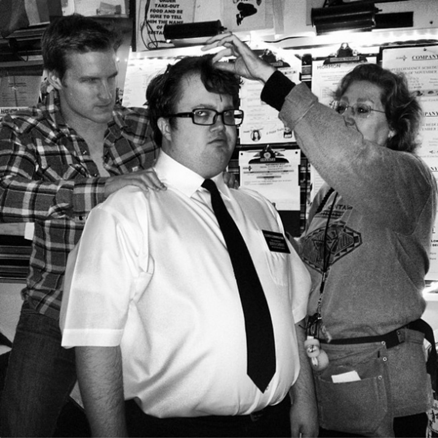 Photo Flash: Saturday Intermission Pics, Nov 30 - KINKY BOOTS, THE FANTASTICKS, 'HAPPY FELLA' and More Celebrate Turkey Day!  Image