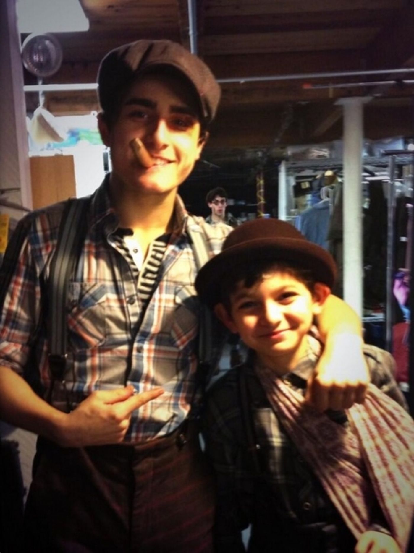 Photo Flash: Saturday Intermission Pics, Nov 30 - KINKY BOOTS, THE FANTASTICKS, 'HAPPY FELLA' and More Celebrate Turkey Day!  Image