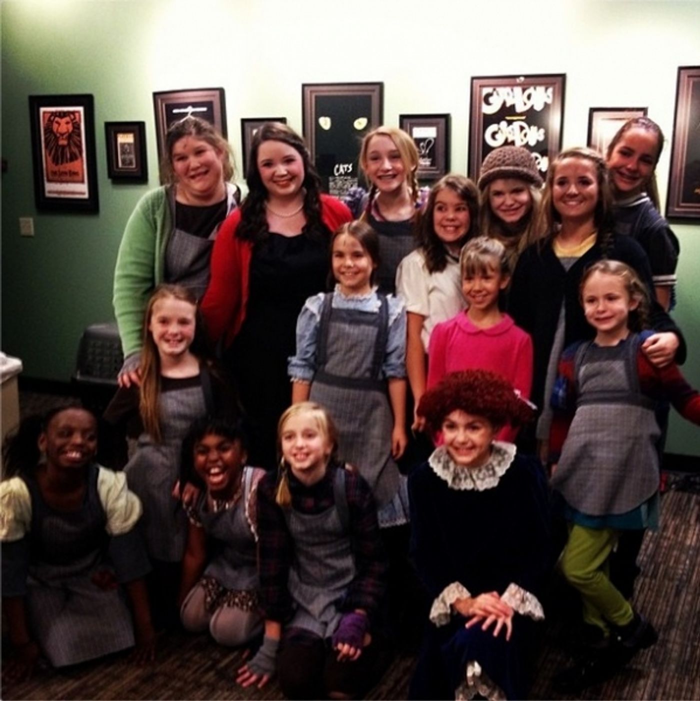 Photo Flash: Saturday Intermission Pics, Nov 30 - KINKY BOOTS, THE FANTASTICKS, 'HAPPY FELLA' and More Celebrate Turkey Day!  Image