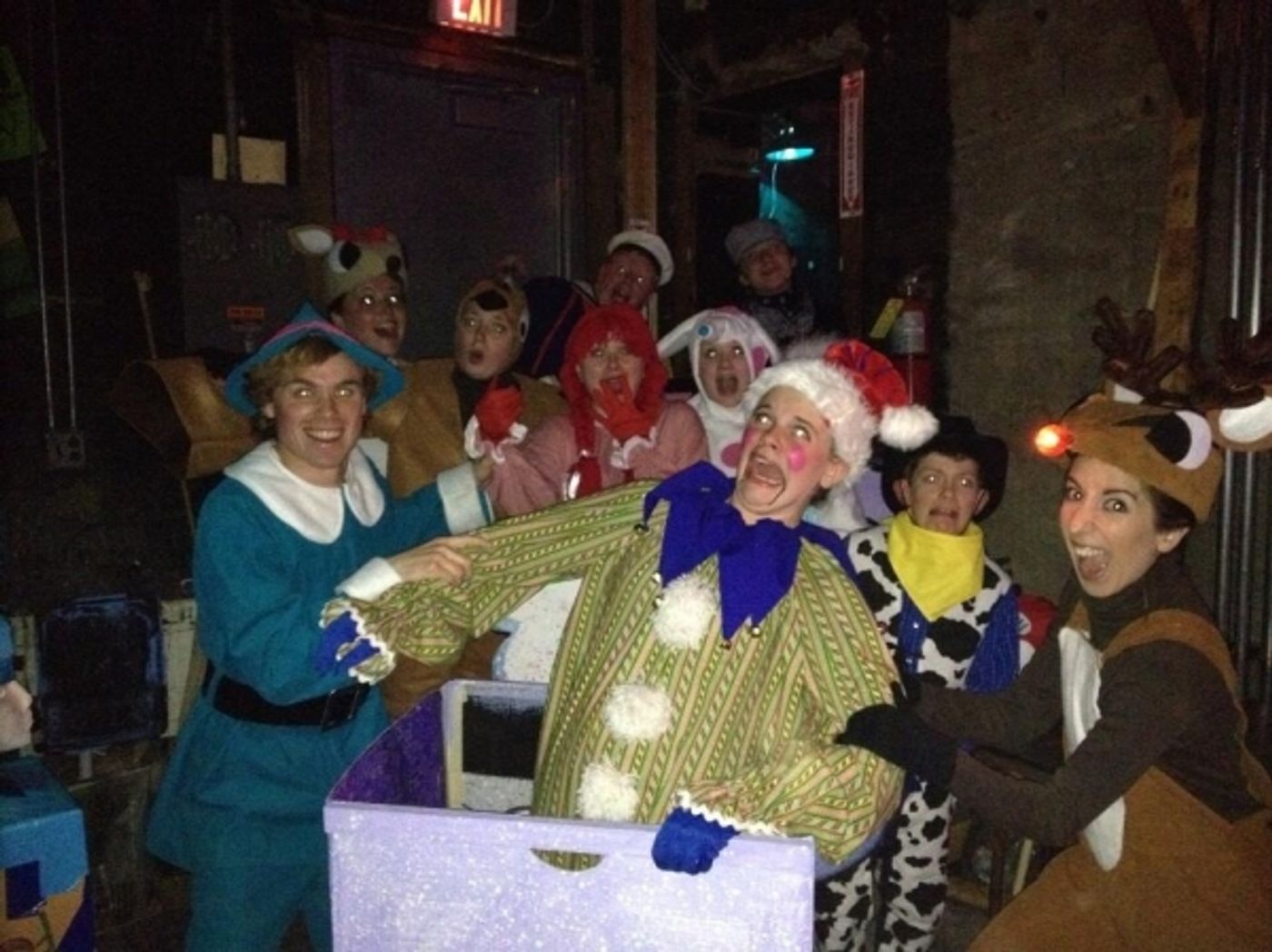 Photo Flash: Saturday Intermission Pics, Nov 30 - KINKY BOOTS, THE FANTASTICKS, 'HAPPY FELLA' and More Celebrate Turkey Day!  Image