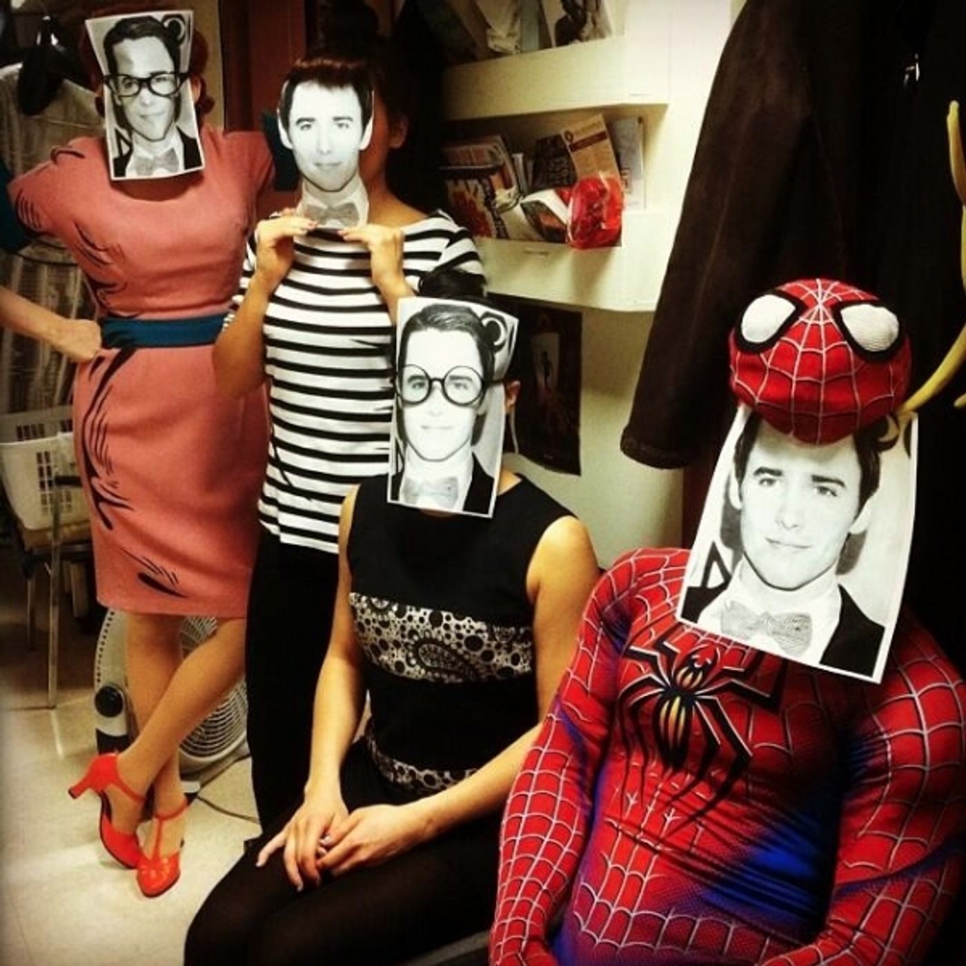 Photo Flash: Saturday Intermission Pics, Nov 30 - KINKY BOOTS, THE FANTASTICKS, 'HAPPY FELLA' and More Celebrate Turkey Day!  Image