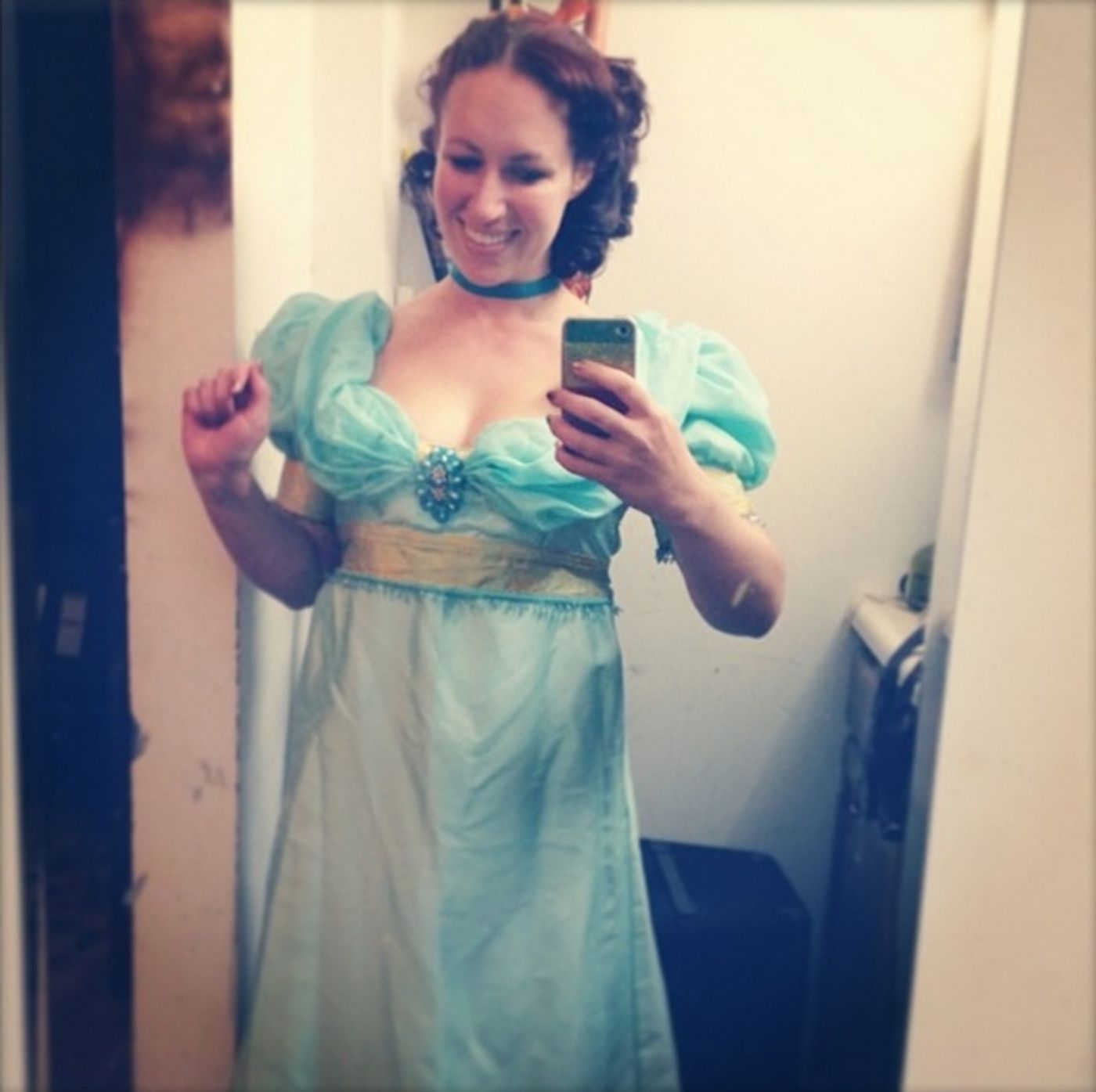 Photo Flash: Saturday Intermission Pics - Nov. 30 - Part 2 - THE PHANTOM OF THE OPERA Tour Cast Parades Paper Faces; Plus BIG FISH, CINDERELLA & More!  Image