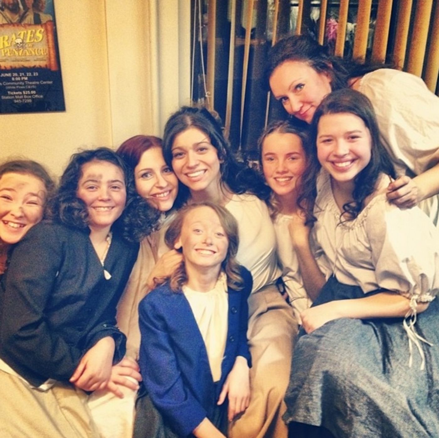 Photo Flash: Saturday Intermission Pics - Nov. 30 - Part 2 - THE PHANTOM OF THE OPERA Tour Cast Parades Paper Faces; Plus BIG FISH, CINDERELLA & More!  Image