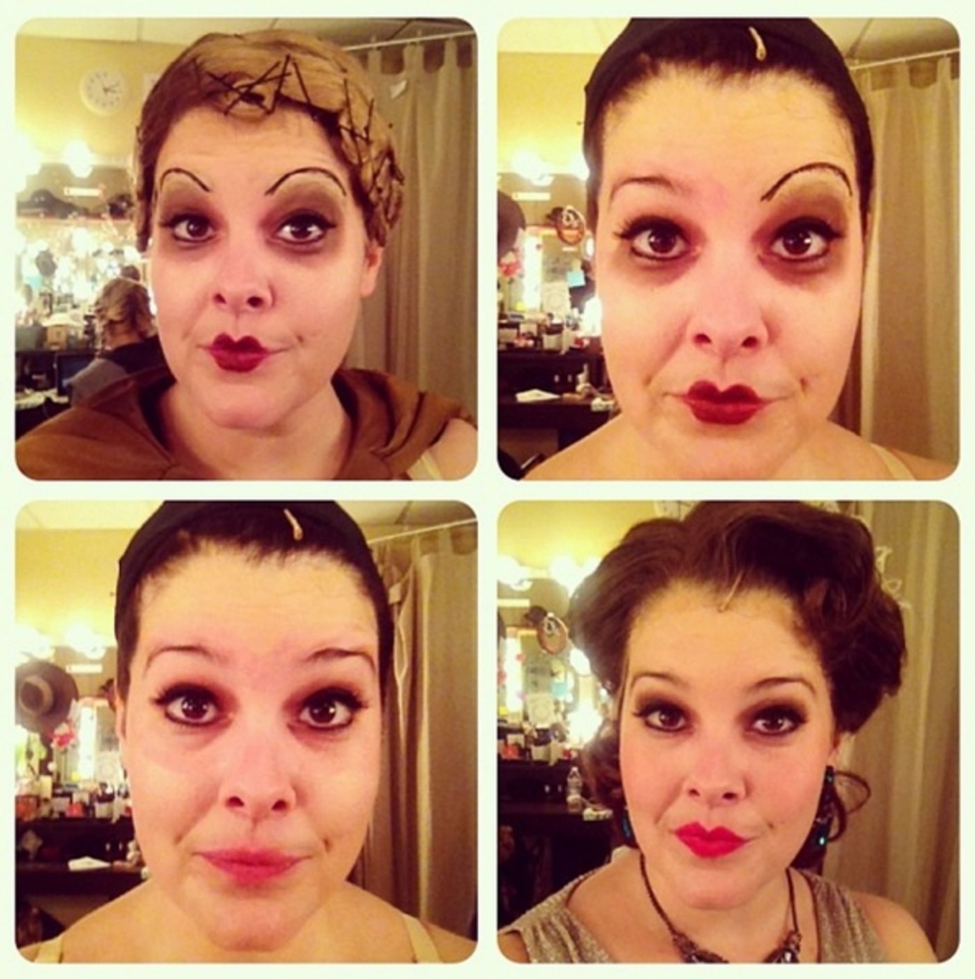 Photo Flash: Saturday Intermission Pics - Nov. 30 - Part 2 - THE PHANTOM OF THE OPERA Tour Cast Parades Paper Faces; Plus BIG FISH, CINDERELLA & More!  Image