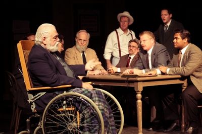 Tom Birkeland as Mr. Potter and ensemble Photo