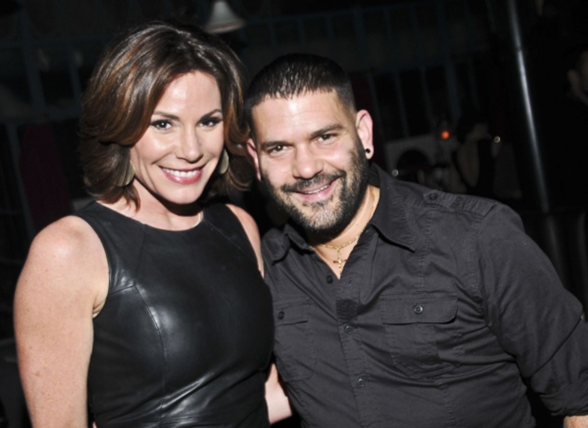 Countess Lu Ann Delesseps and Guillermo Doaz at Laura Osnes, Guillermo Diaz & More Dine at The Heath on Opening Night!