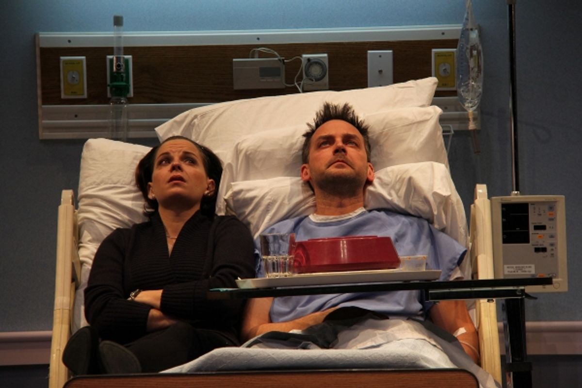 Kimberly Gilbert (Lisa) and Marcus Kyd (Curtis) at 