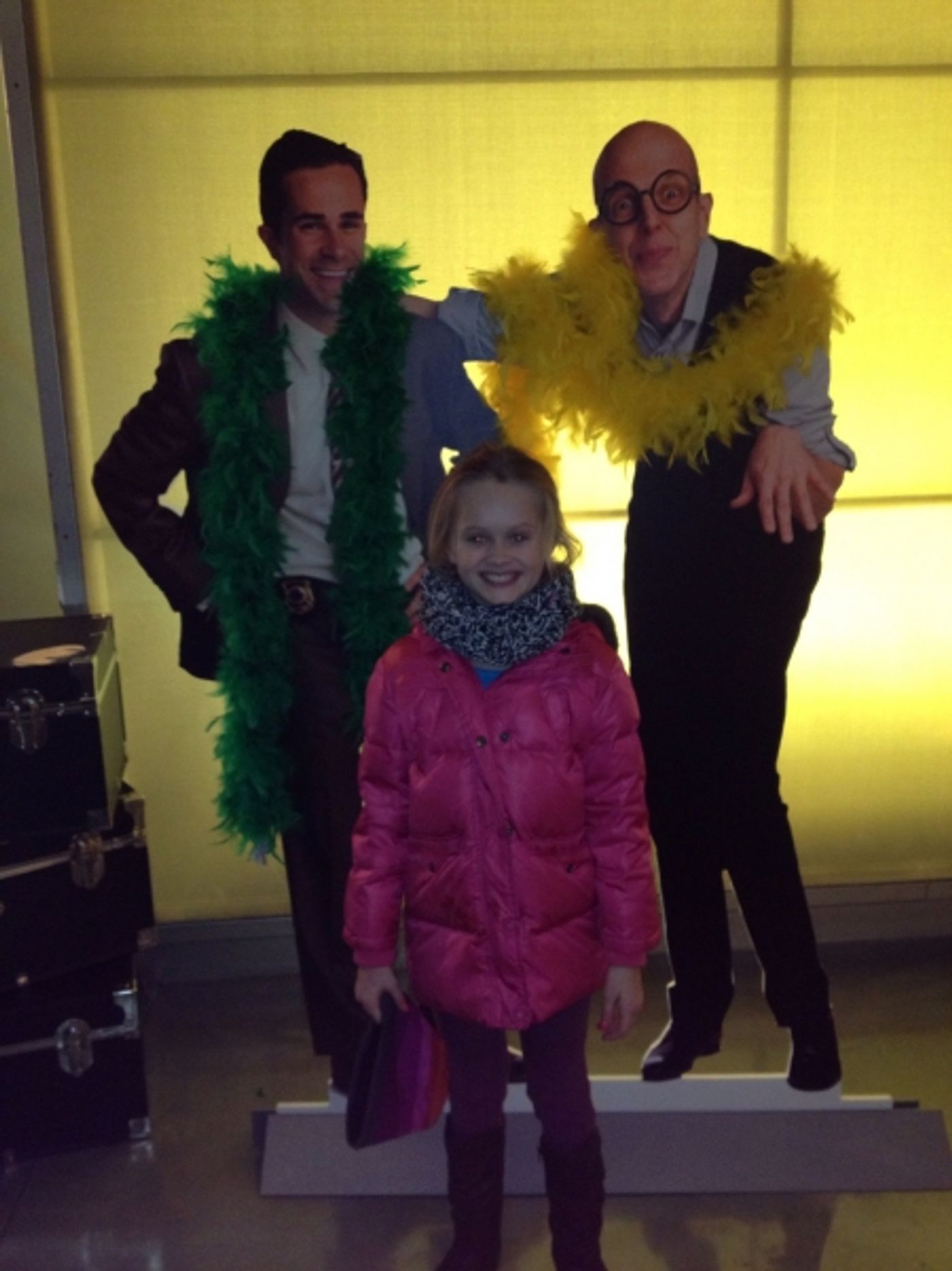 Exclusive Photo Flash: LITTLE MISS SUNSHINE's Hannah Nordberg Visits MURDER FOR TWO  Image