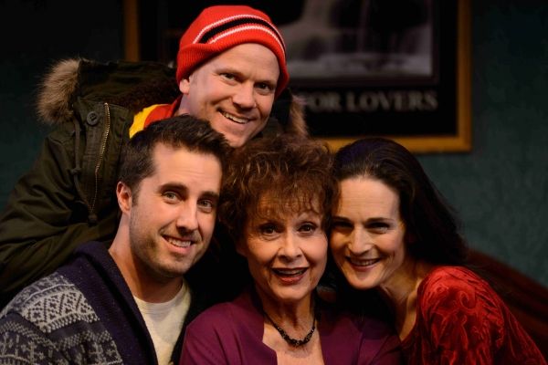 Jonathan Sale, Sheffield Chastain, Carol Lawrence and Charlotte Cohn Photo