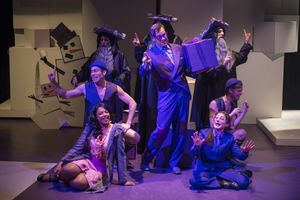 Scott Duff (center) and the cast of About Face TheatreÃ¢â‚¬â„¢s 2013-14 pro Photo