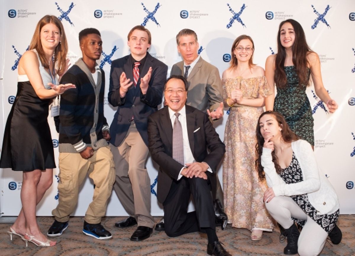 Youth and Education Staff with Yo-Yo Ma at 
