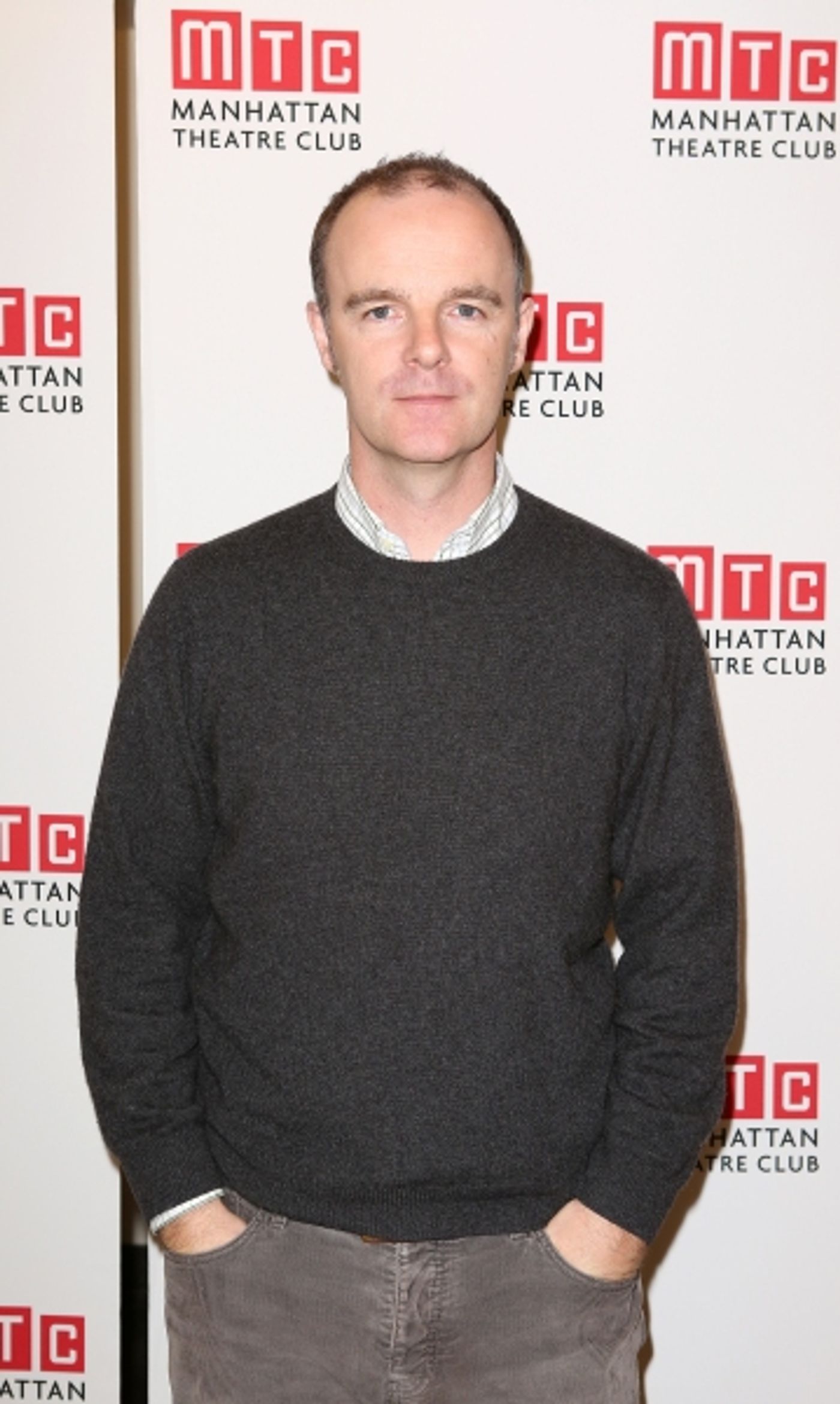 Photo Coverage: Debra Messing, Brian F. O'Byrne and Cast of MTC's OUTSIDE MULLINGAR Meet the Press!  Image