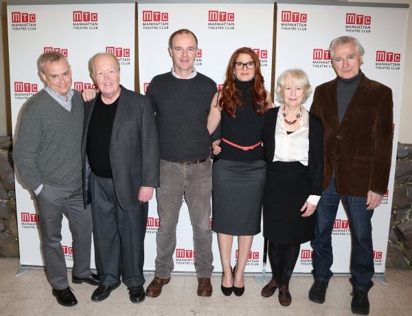 Director Doug Hughes, John Aylward, Brian F. O''Byrne, Debra Messing, Dearbhla Molloy Photo