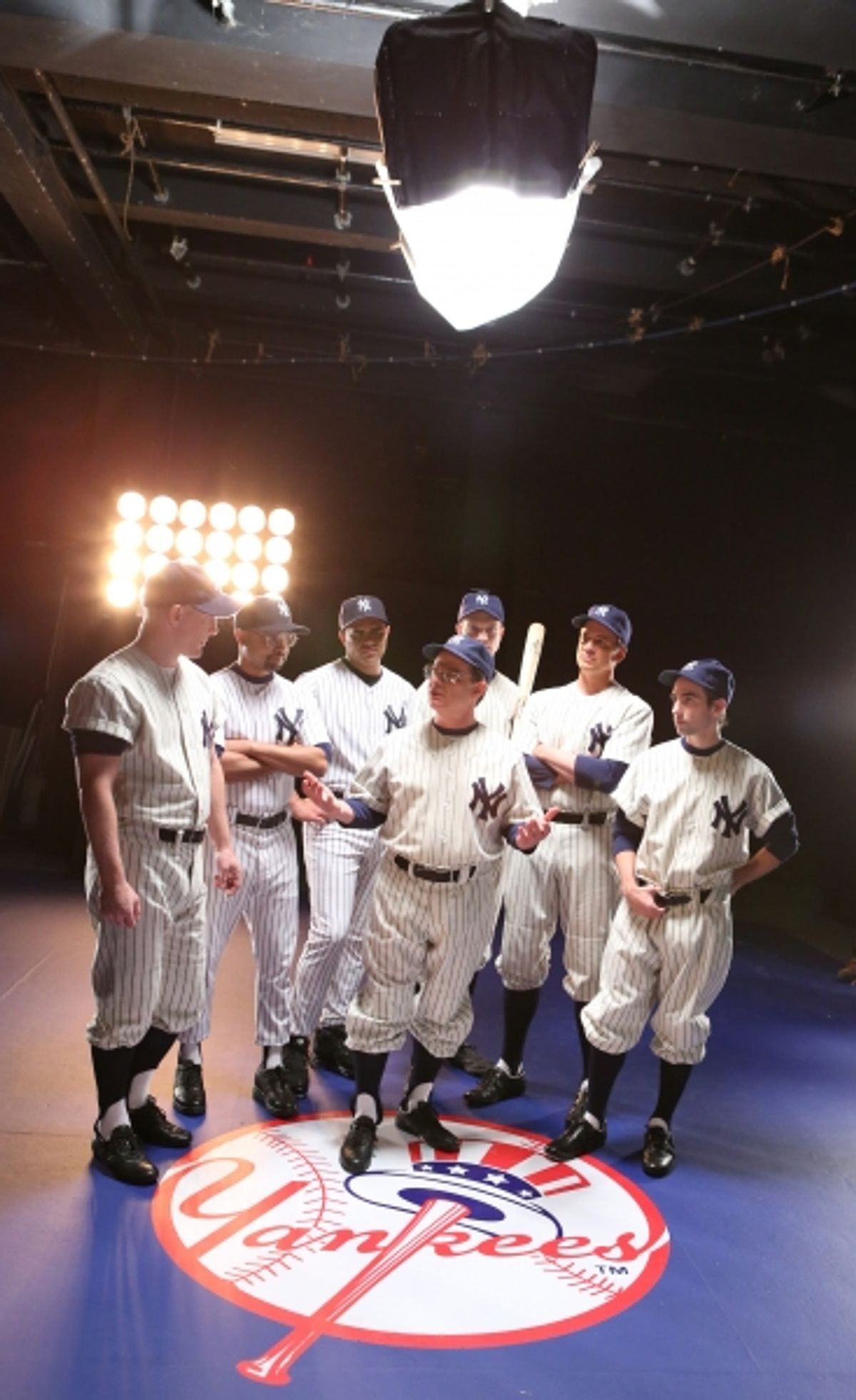 Bill Dawes, Francois Battiste, Christopher Jackson, Peter Scolari, Chris Henry Coffey, John Wernke and Keith Nobbs at 