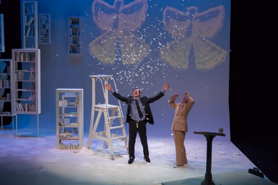 Photo Flash: First Look at Rob McClure and Ben Dibble in DTC's THE STORY OF MY LIFE Image