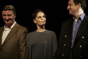 Larry Bryggman, Ali MacGraw and Christopher Evan Welch Photo