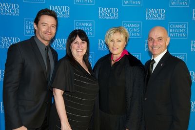 Hugh Jackman, Theresa Cassano, Deborra-Lee Furness and FDNY Commissioner Salvatore Ca Photo