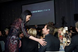 Wendi Murdoch and Hugh Jackman Photo