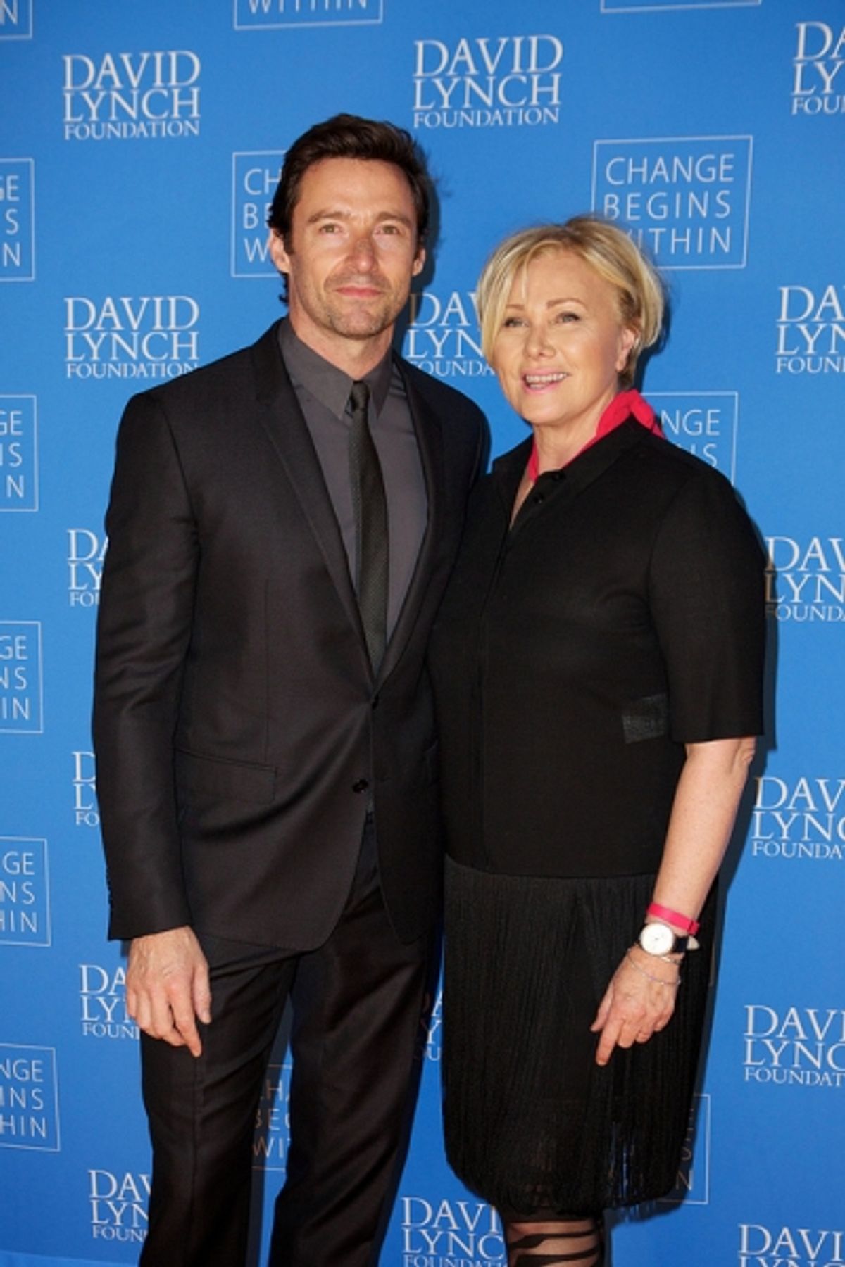 Hugh Jackman and Deborra-Lee Furness at 