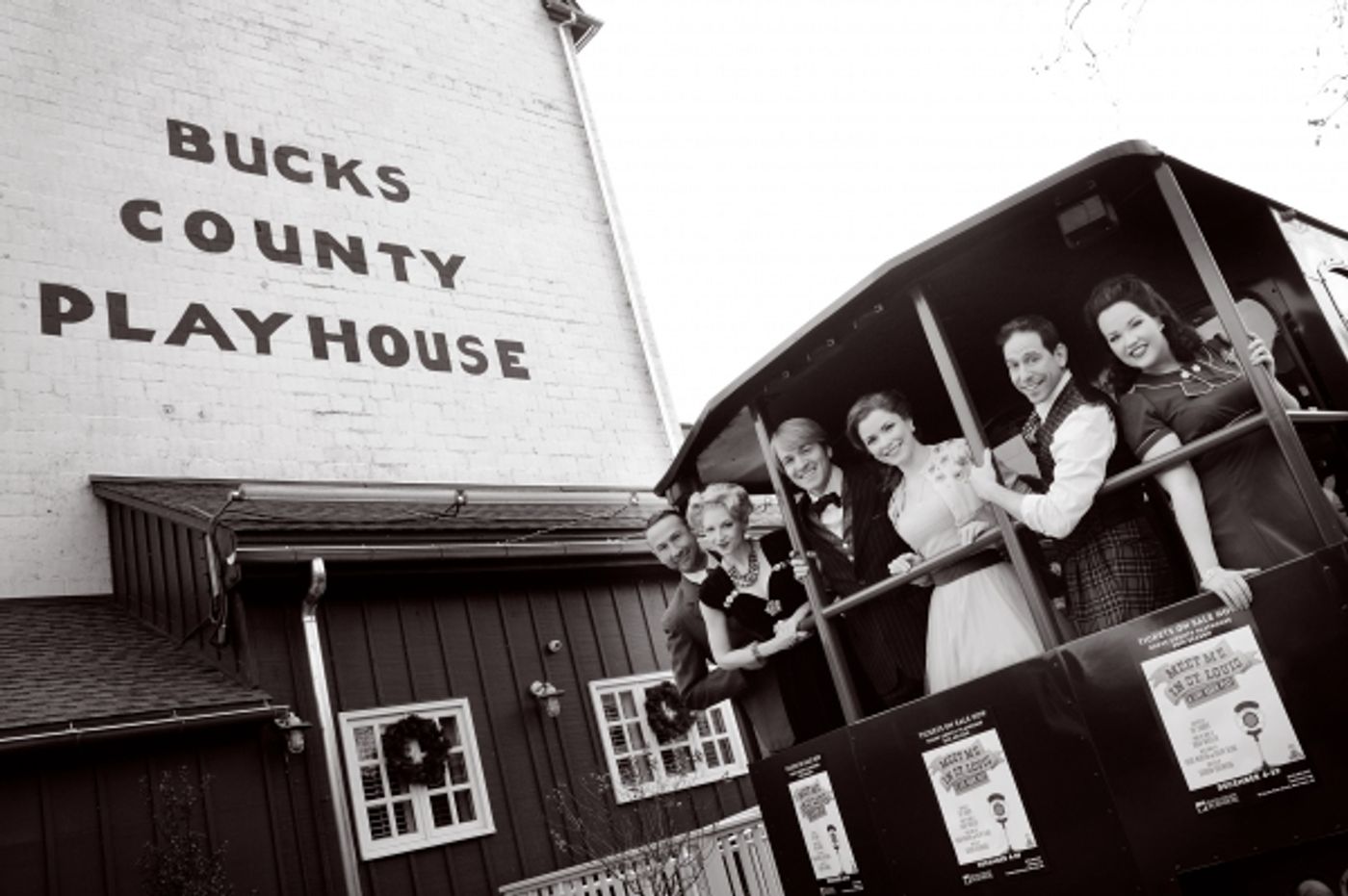 Photo Flash: Cast of Bucks County Playhouse's MEET ME IN ST. LOUIS Rides Trolly Into New Hope, PA Photo Flash: Cast of Bucks County Playhouse's MEET ME IN ST. LOUIS Rides Trolly Into New Hope, PA Image