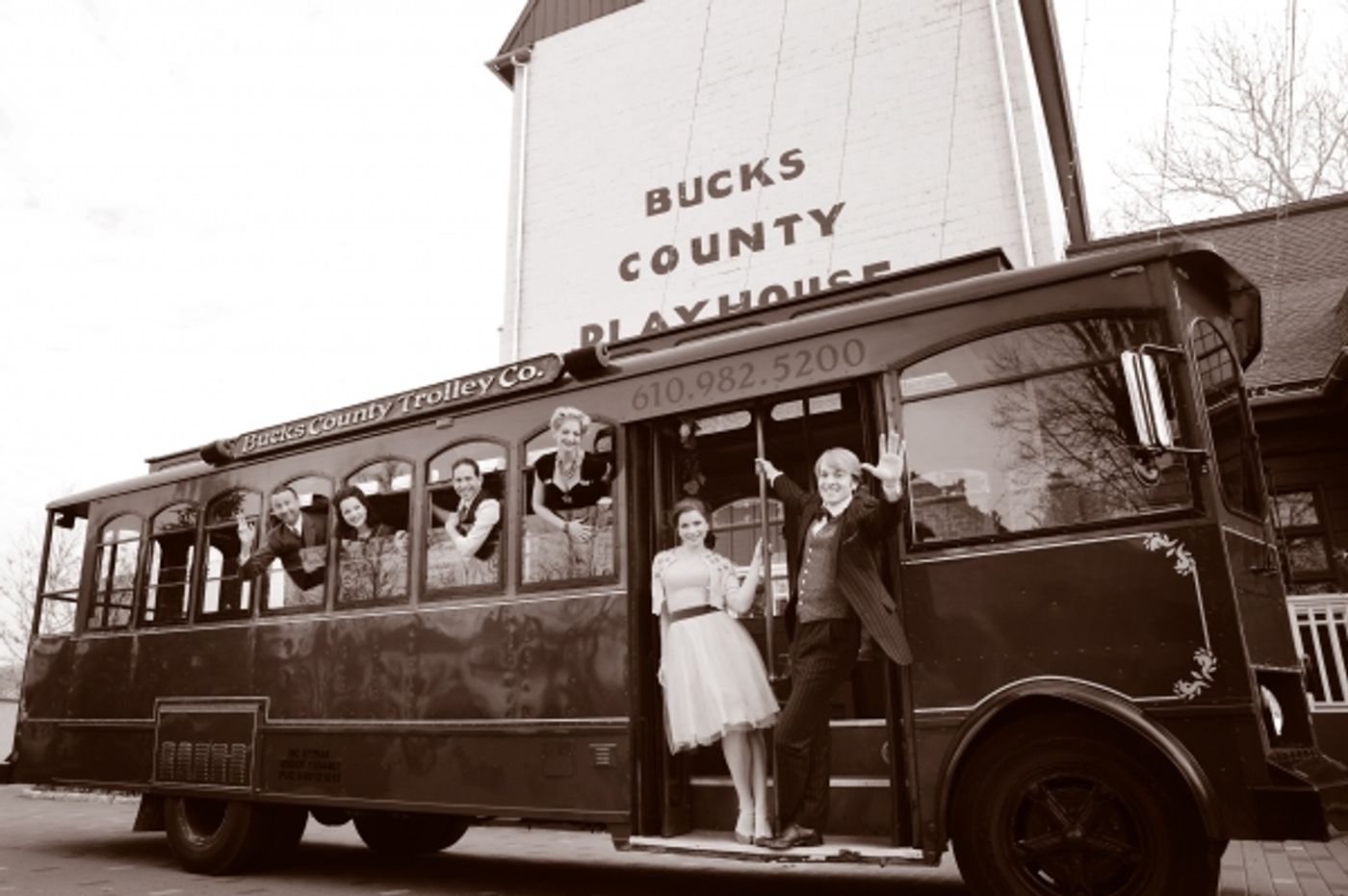 Photo Flash: Cast of Bucks County Playhouse's MEET ME IN ST. LOUIS Rides Trolly Into New Hope, PA Photo Flash: Cast of Bucks County Playhouse's MEET ME IN ST. LOUIS Rides Trolly Into New Hope, PA Image