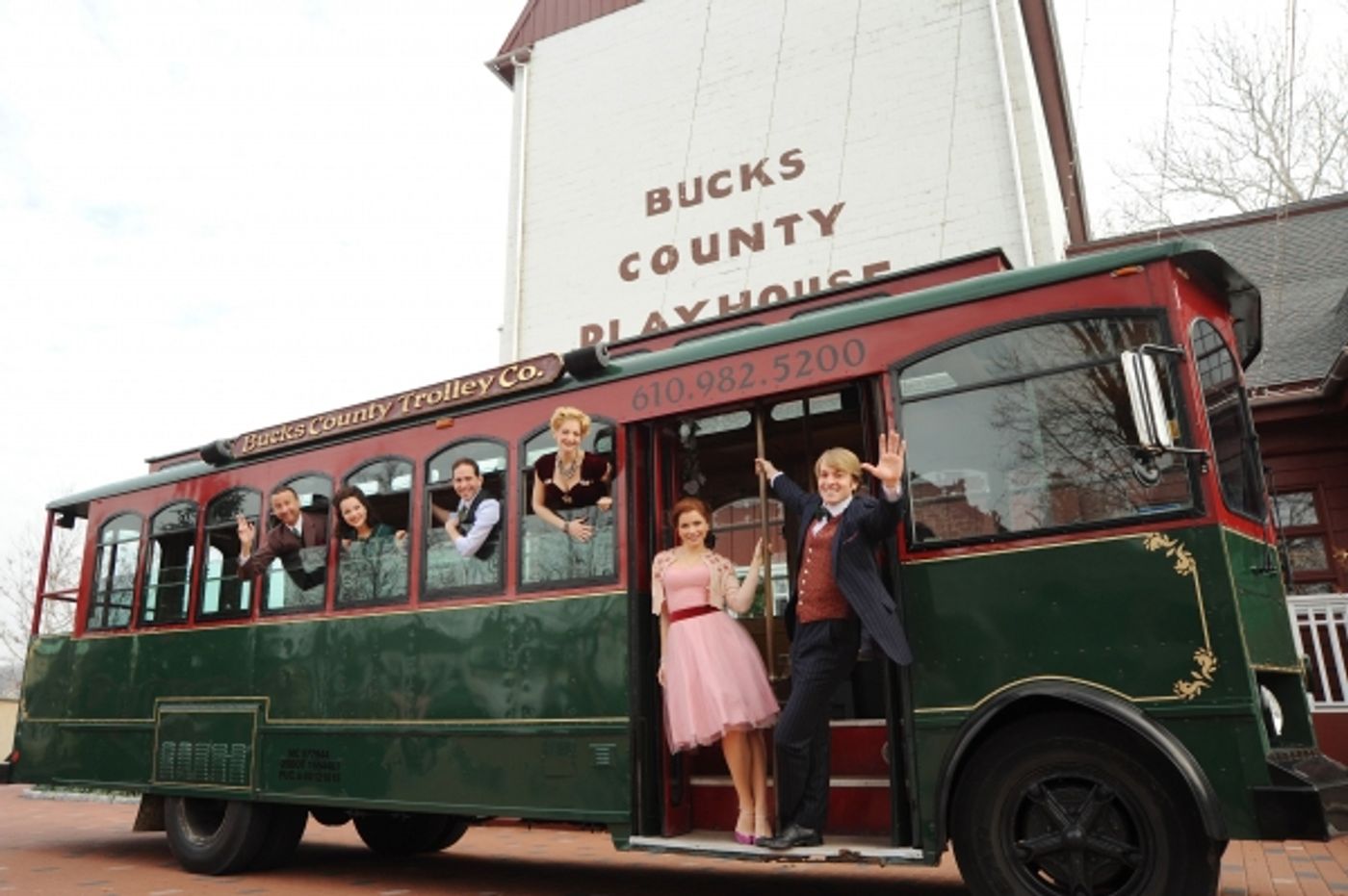 Photo Flash: Cast of Bucks County Playhouse's MEET ME IN ST. LOUIS Rides Trolly Into New Hope, PA Photo Flash: Cast of Bucks County Playhouse's MEET ME IN ST. LOUIS Rides Trolly Into New Hope, PA Image