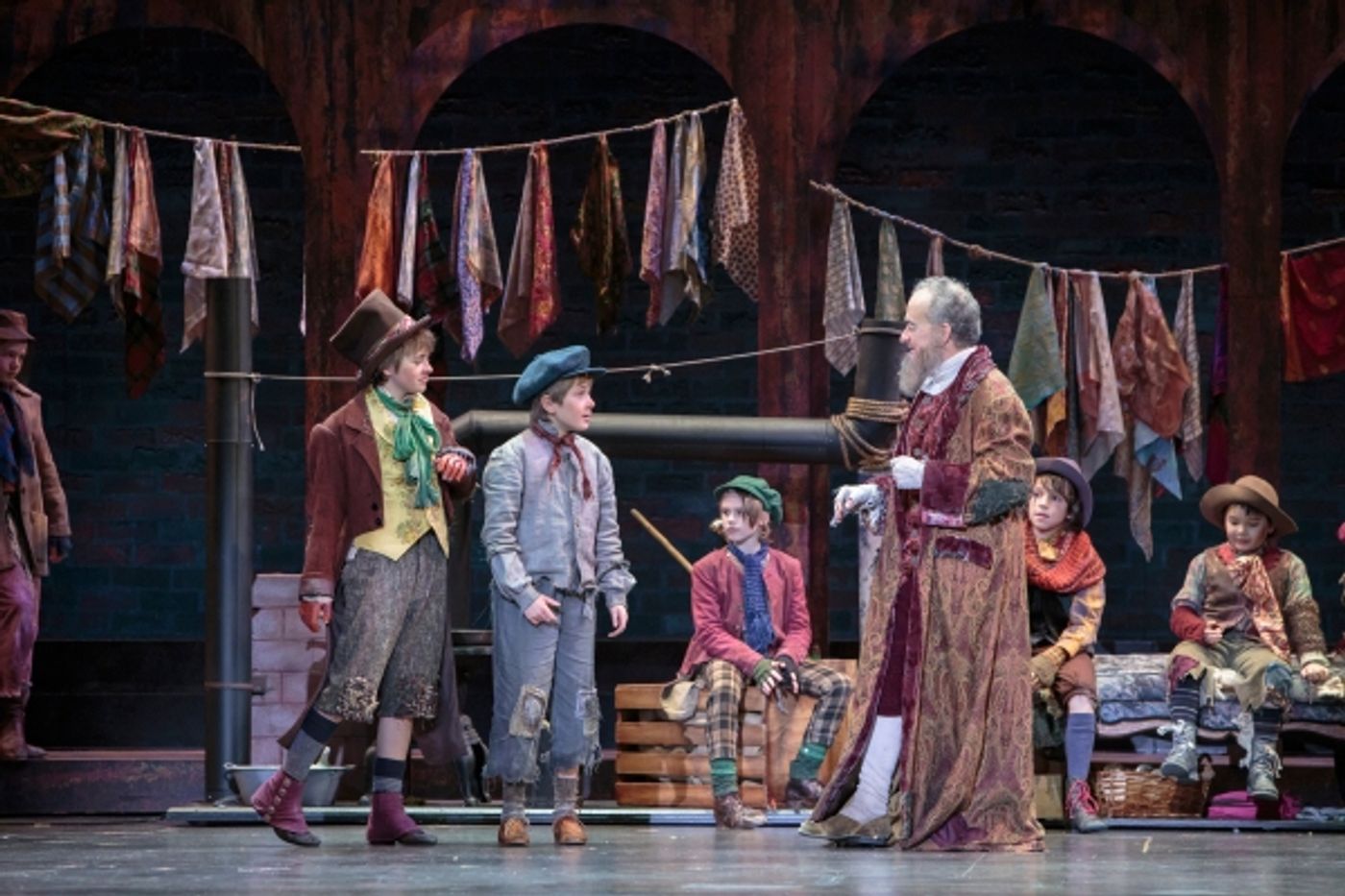 Photo Flash: First Look at David Pichette, Jack Fleischmann & More in 5th Avenue's OLIVER!  Image