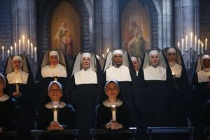 Jessica Molaskey as Sister Berthe, Audra McDonald as Mother Abess, Christiane Noll as Sister Margaretta @ BroadwayWorld Jessica Molaskey as Sister Berthe, Audra McDonald as Mother Abess, Christiane Noll as Photo