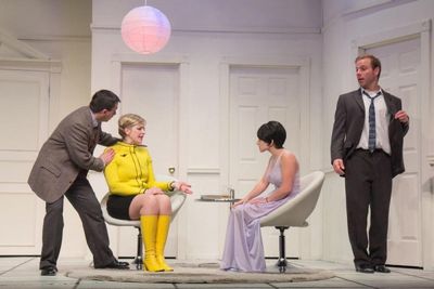 Matt Austin, Vicki Sosbe, Reesa Roccapriore as Gabriella, and James Hipp Photo