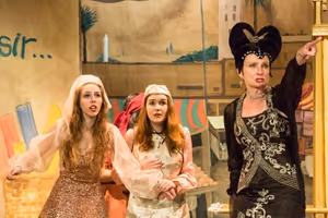 Maya Daley as Princess Badroulbadour, Jessica Gleason as Anisah, 
and Katherine Almq Photo