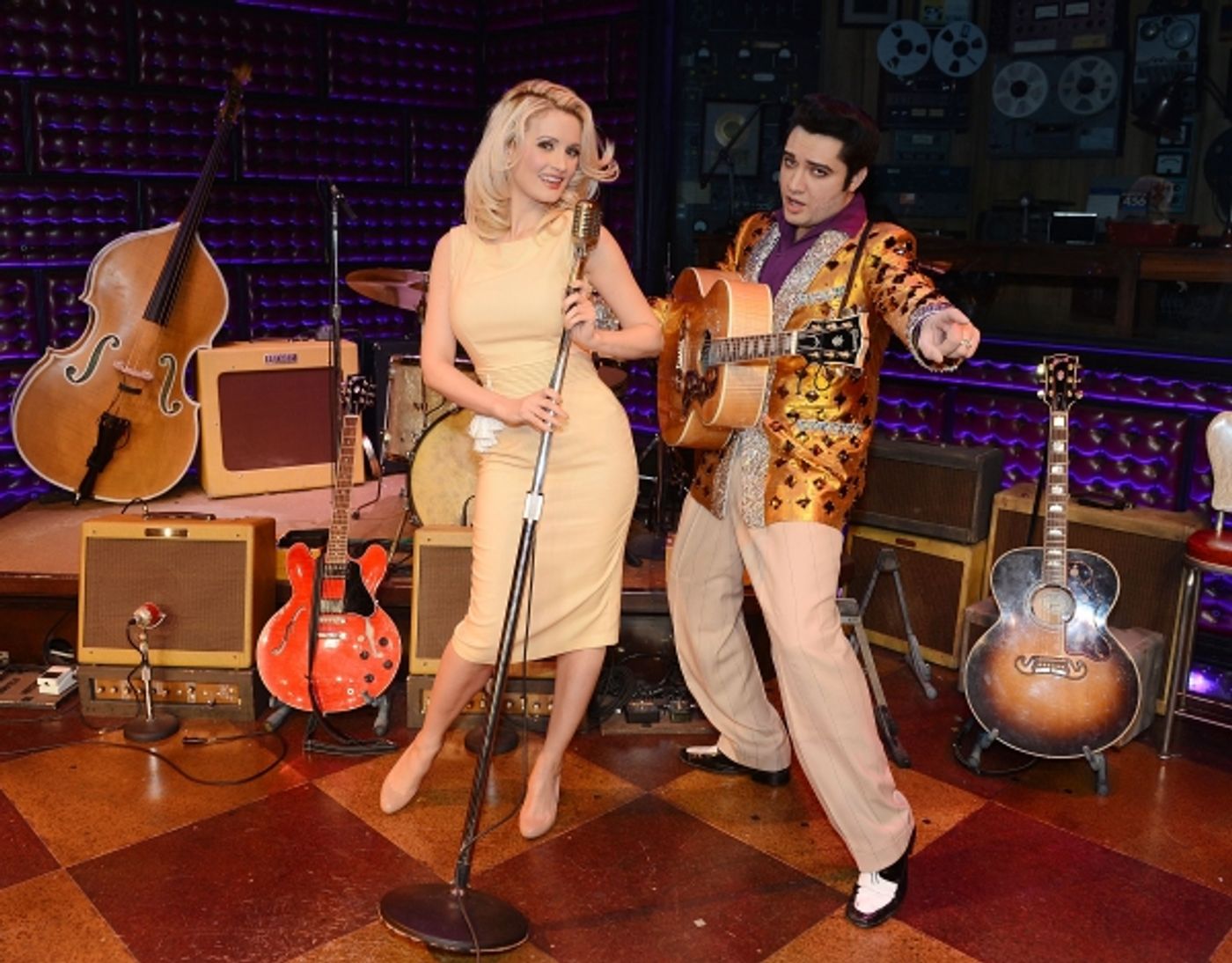 Photo Flash: Holly Madison Visits MILLION DOLLAR QUARTET in Las Vegas  Image