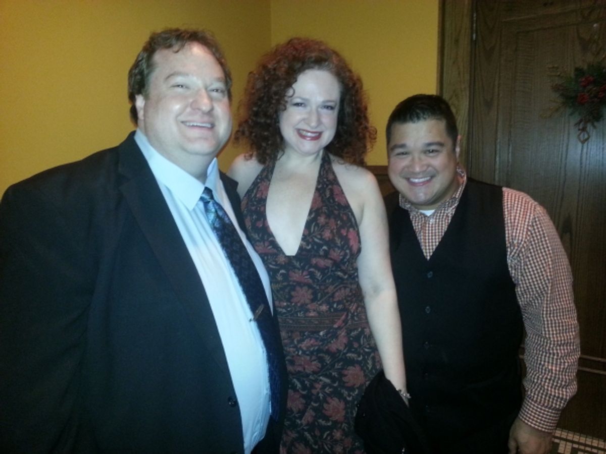 L. Walter Stearns, Elizabeth Haley and Eugene Dizon at 