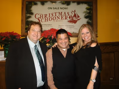 L. Walter Stearns, Eugene Dizon and Brenda Didier Photo