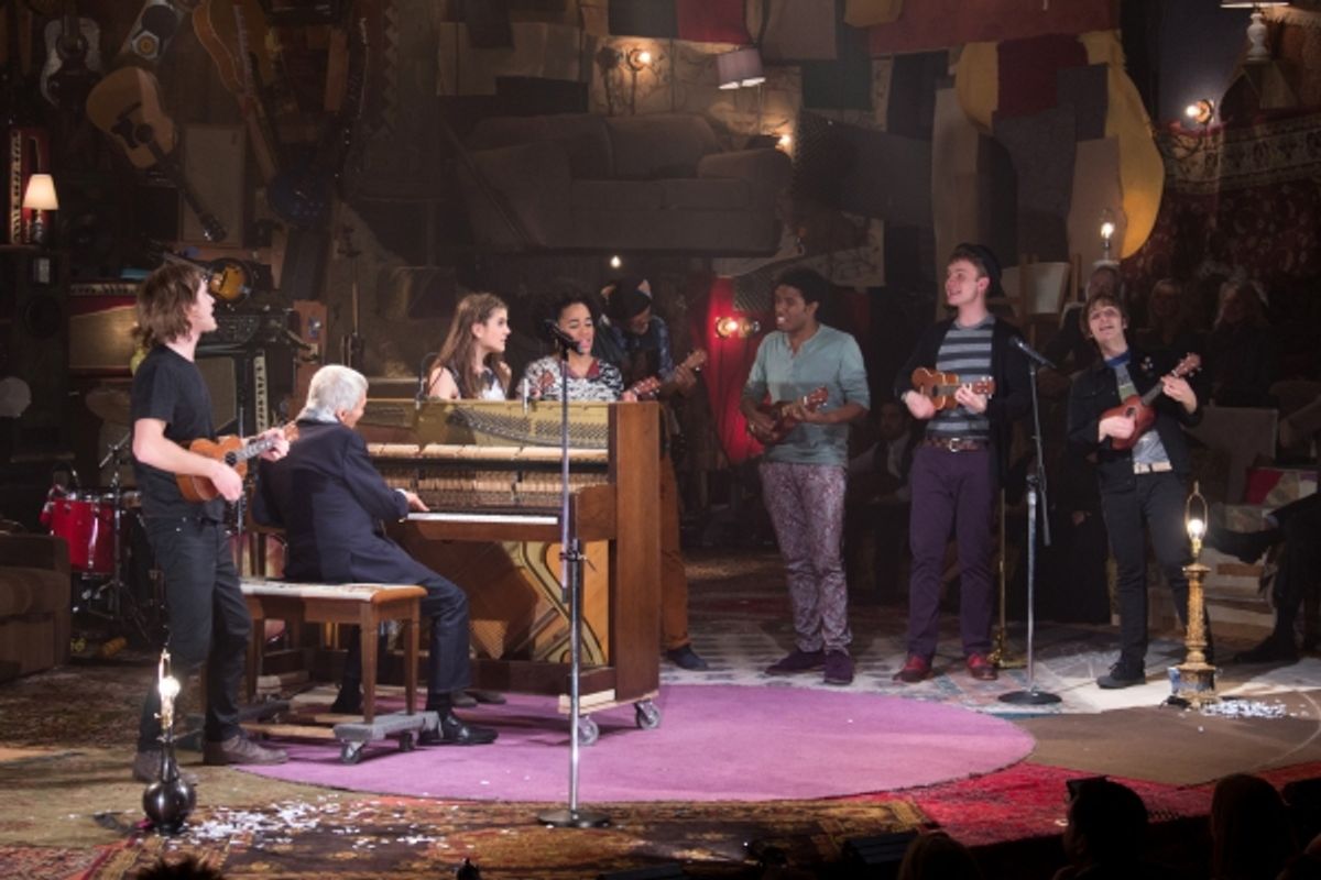 Burt Bacharach and the cast of WHAT''S IT ALL ABOUT?  at 
