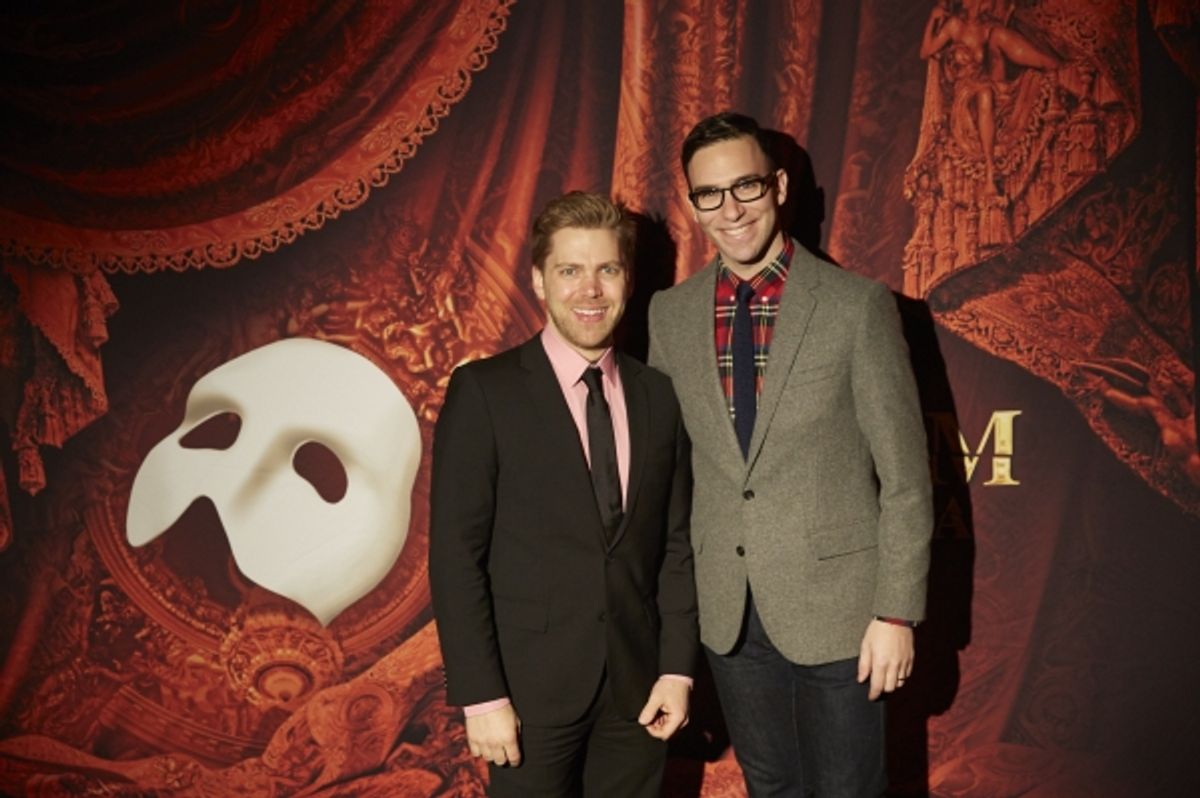 Trinity Wheeler (Supervisory Production Stage Manager) and Seth Sklar-Heyn (Associate Director) at 