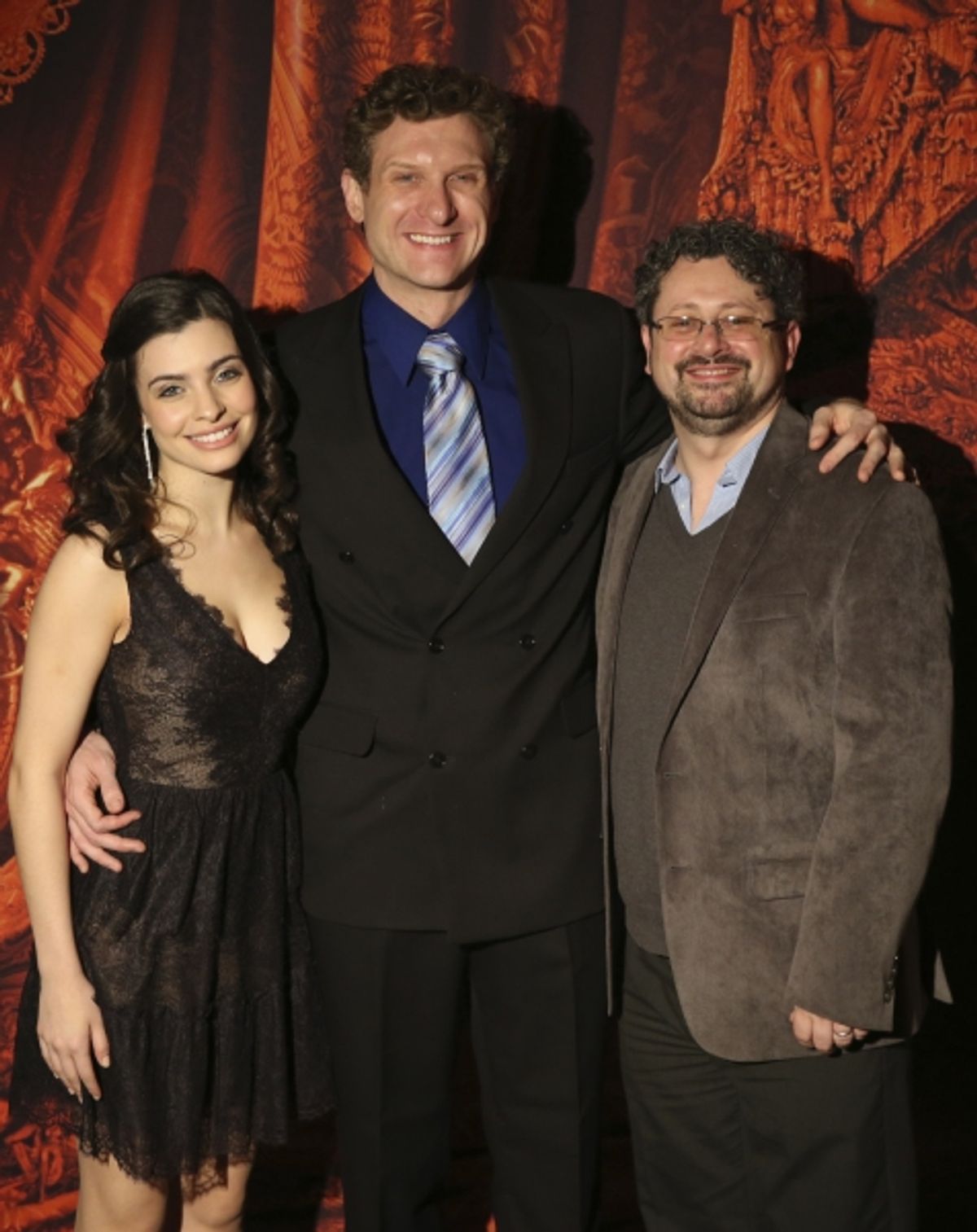 Julia Udine (Christine Daae), Mark Campbell (The Phantom) and Laurence Connor (Director) at 