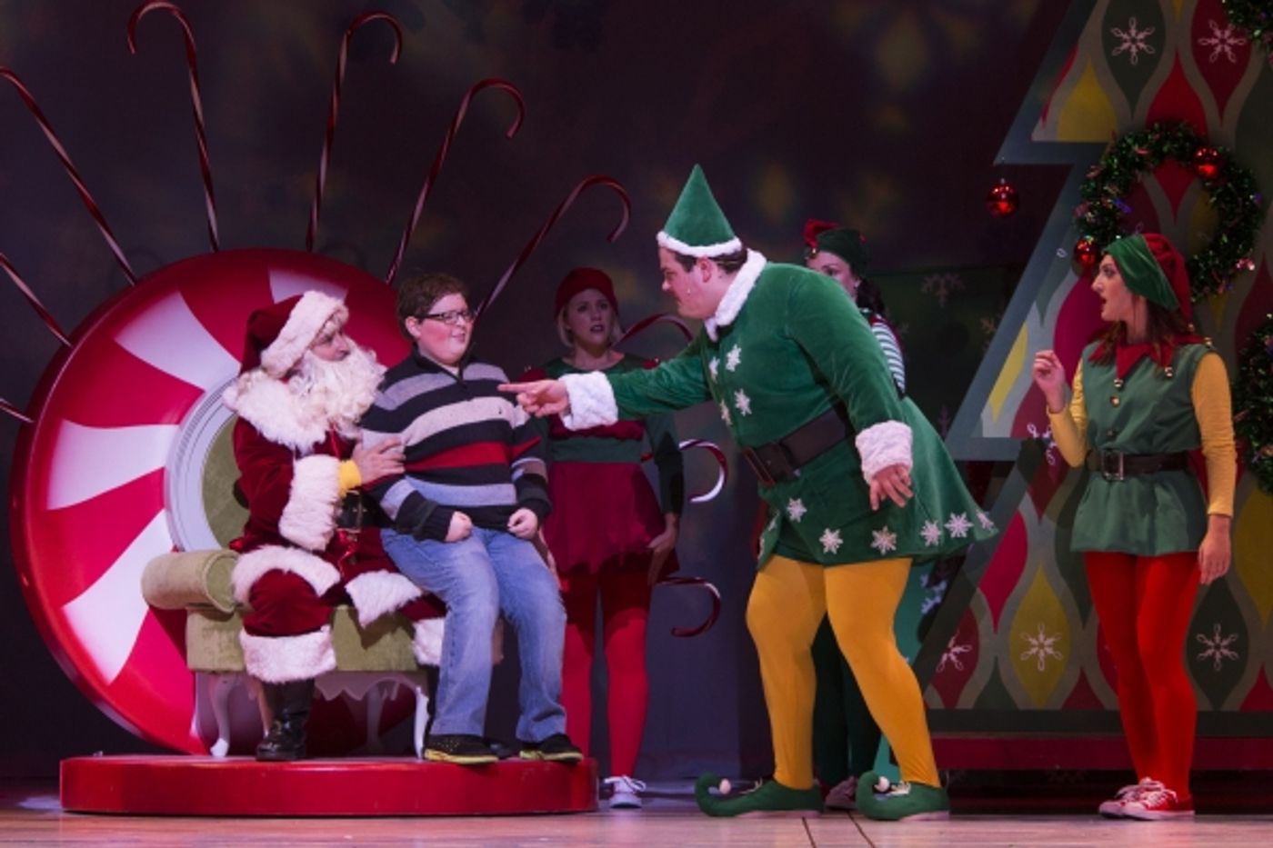 Photo Flash: First Look at Tommy J. Dose and More in TUTS' ELF THE MUSICAL, Opening Tonight  Image