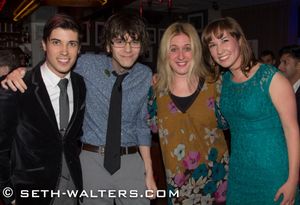 Trevor McQueen, Matt Aument, Lisa Lambert and Julia Johanos Photo