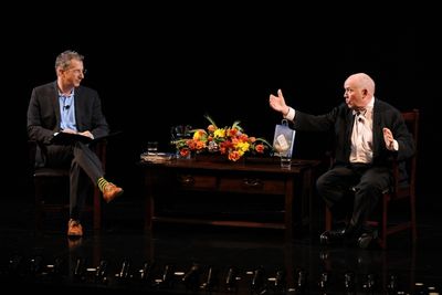 Old Globe Artistic Director Barry Edelstein and Artistic Director Emeritus Jack O''Br Photo