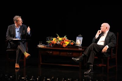 Old Globe Artistic Director Barry Edelstein and Artistic Director Emeritus Jack O''Br Photo