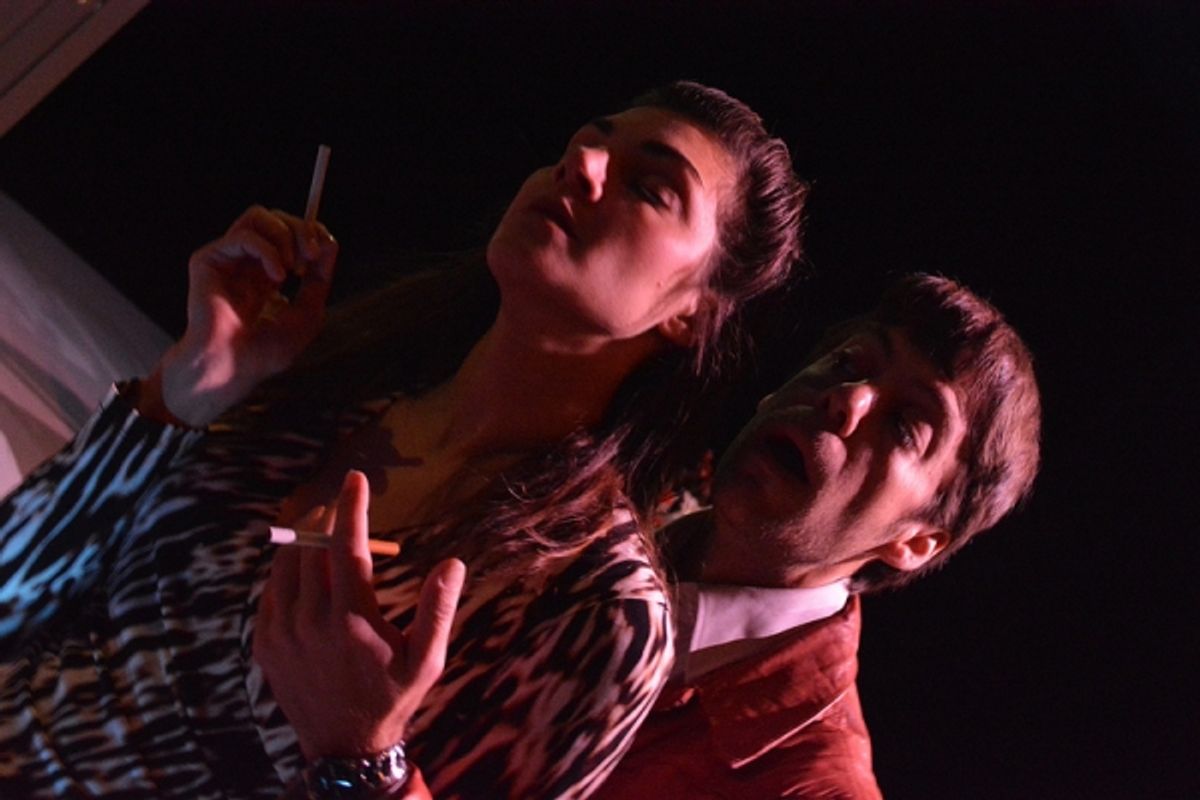 Anne Sorce (as Sarah) and Jeffrey Gilpin (as Richard) at 